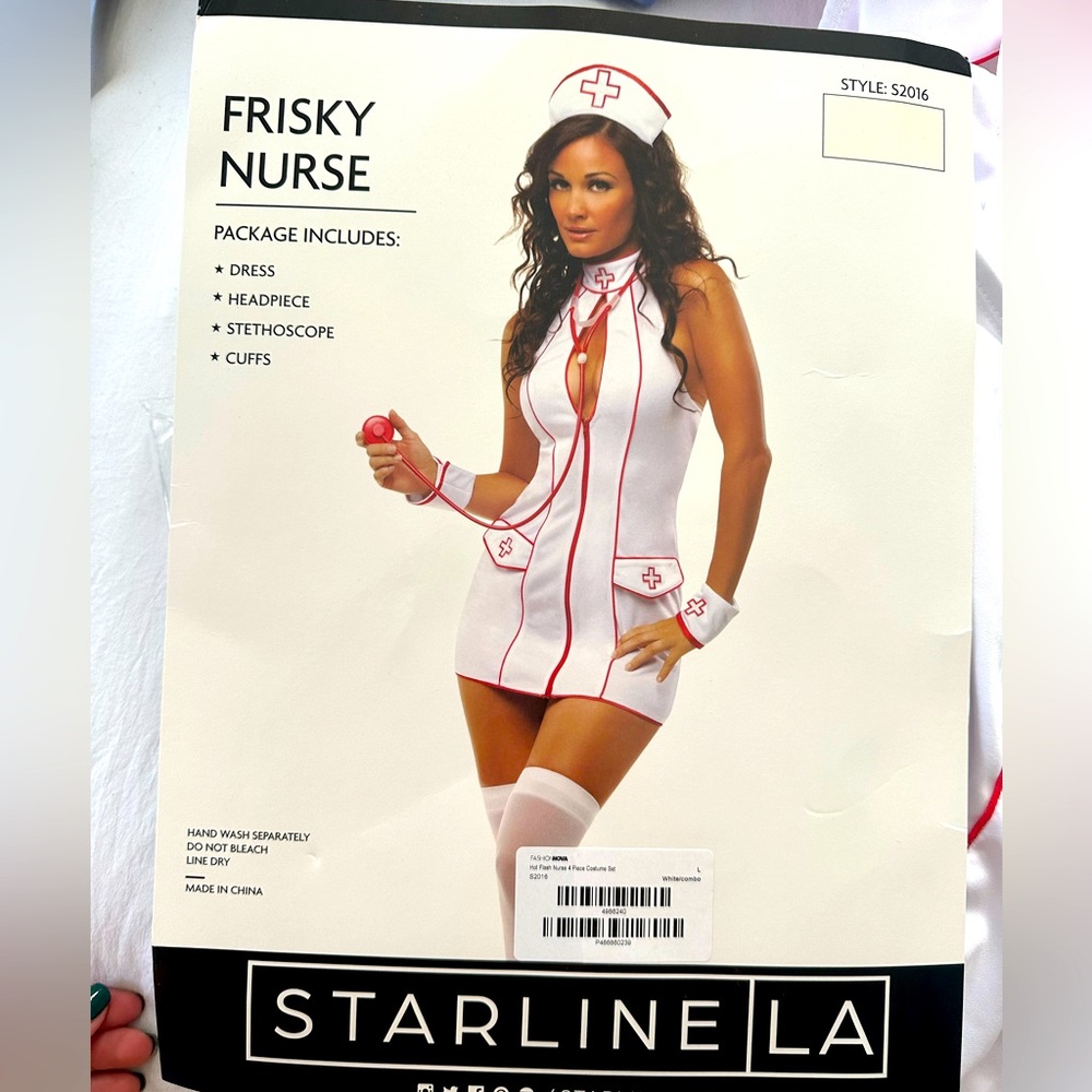 Sexy Nurse 4-Piece Costume!